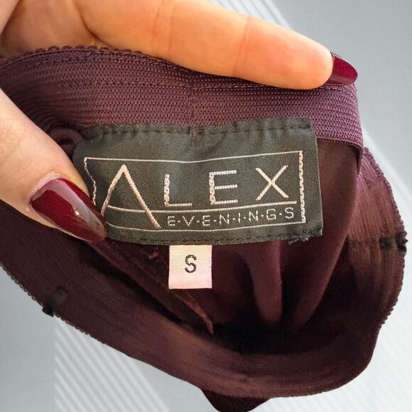 Alex Evenings Vintage Velvet Pants - Picture 5 of 5